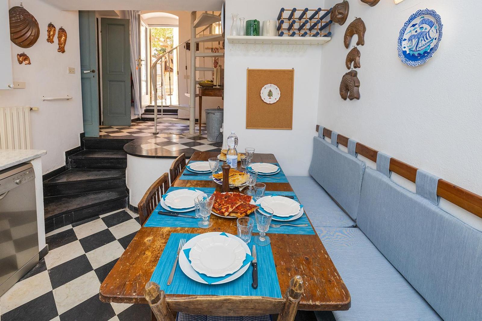 Casa Saracena Fronte Mare Villa Varigotti Bagian luar foto