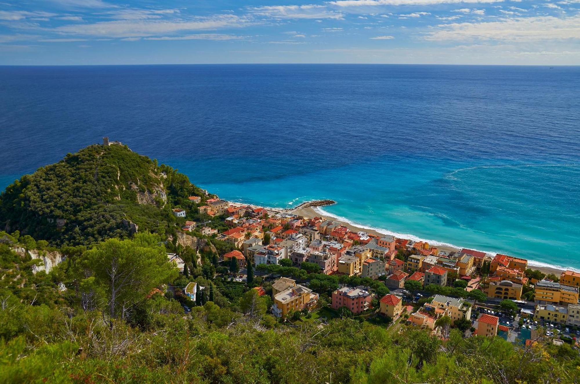 Casa Saracena Fronte Mare Villa Varigotti Bagian luar foto